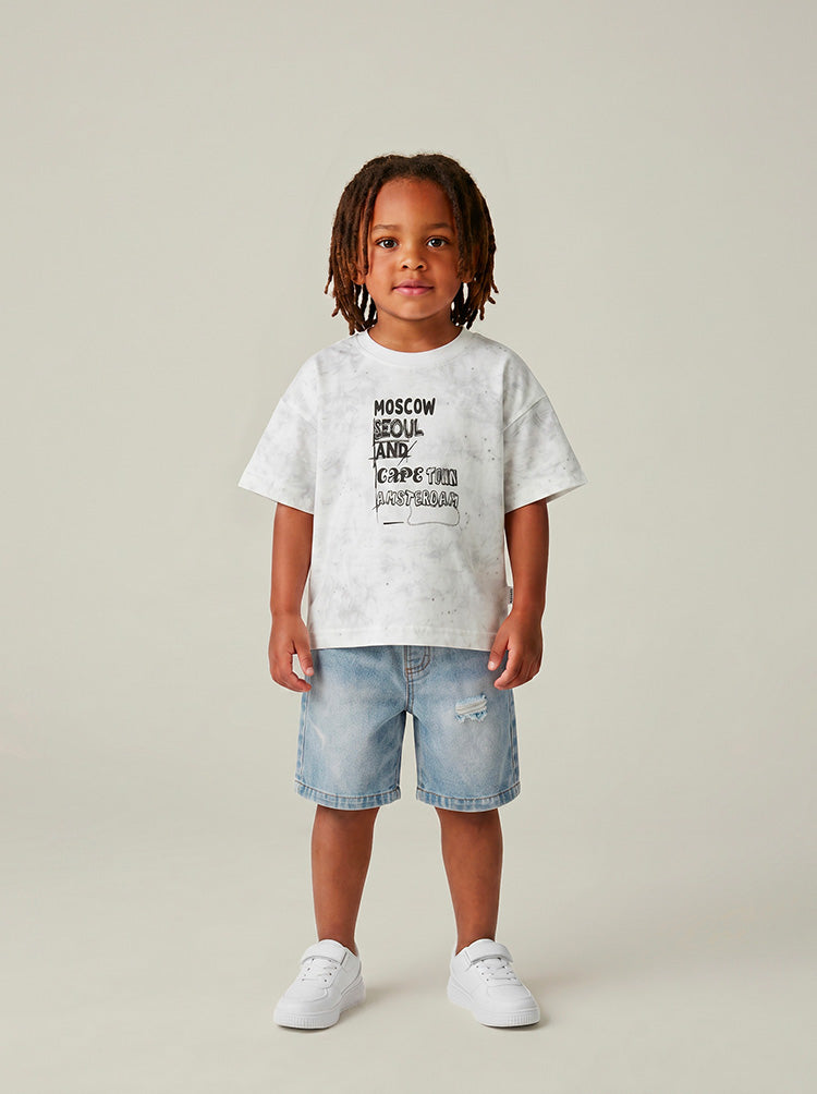 Ensemble short streetwear garçon – look casual et confortable – MIKID'Z