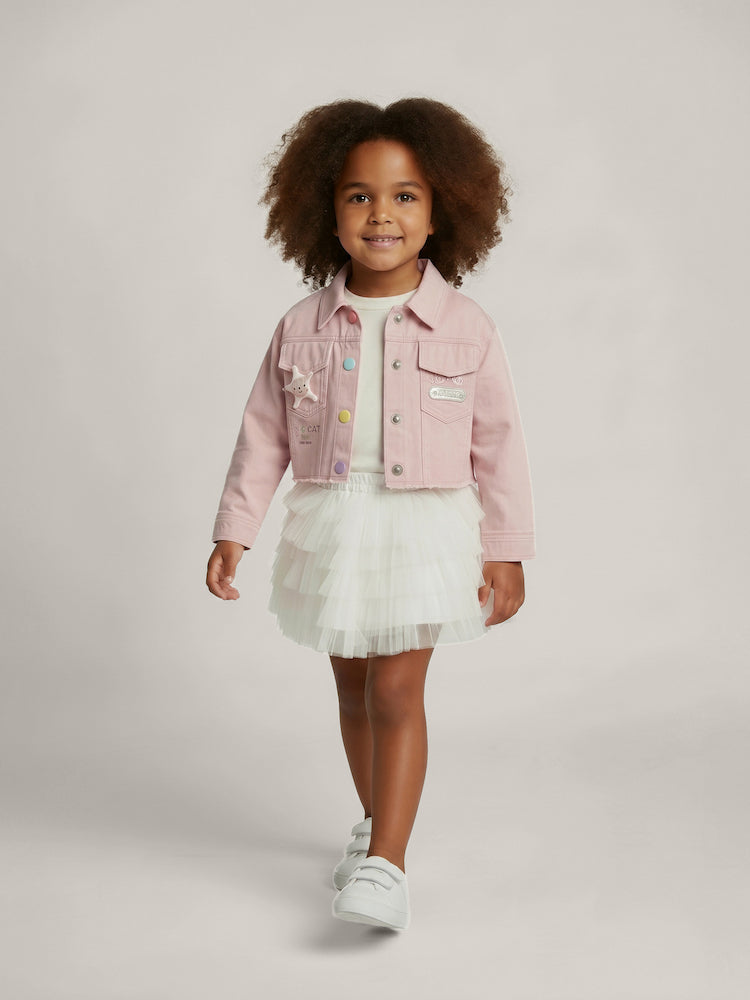 Tenue fille légère et volumineuse – parfaite pour les occasions spéciales – MIKID'Z