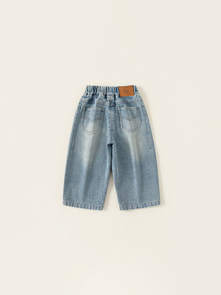 Jean garçon taille élastique – denim souple tailles 2-6 ans – MIKID'Z