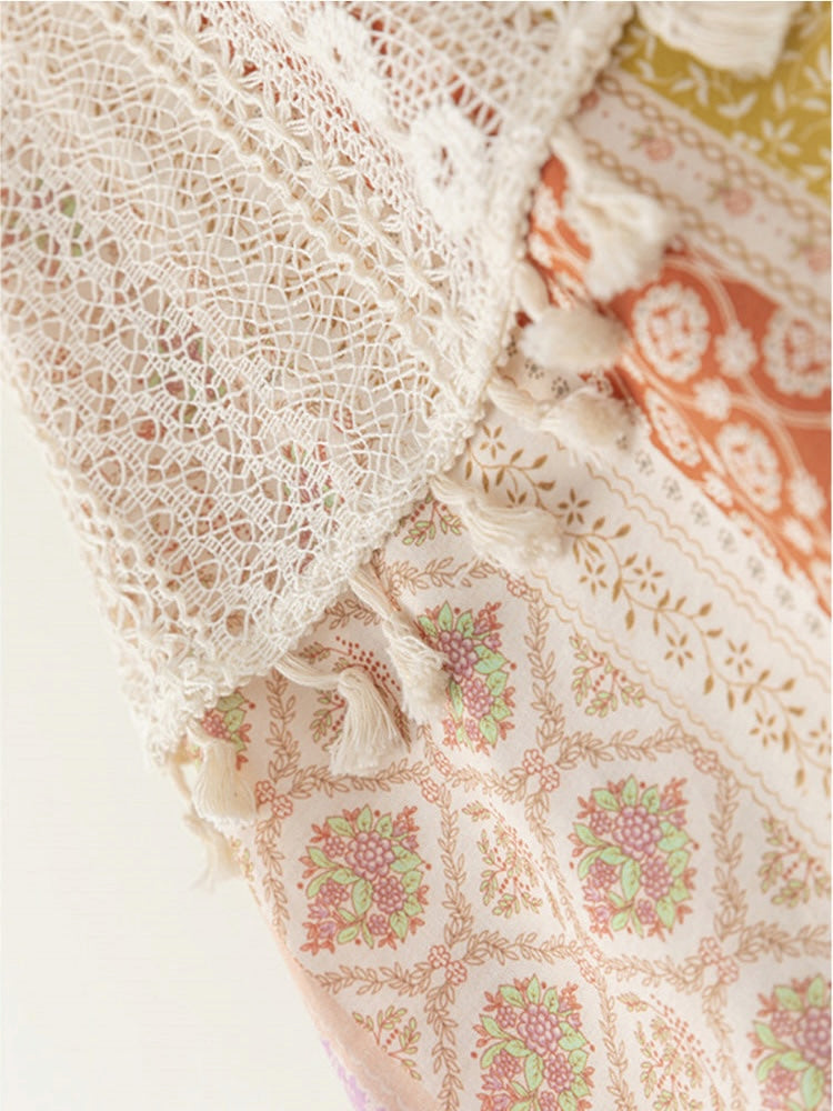 Robe enfant été bohème – version fleurie et patchwork disponibles – MIKID'Z