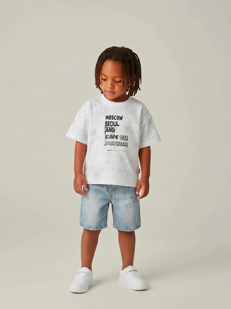 Short streetwear garçon – coupe confort style casual tailles 2-6 ans – MIKID'Z